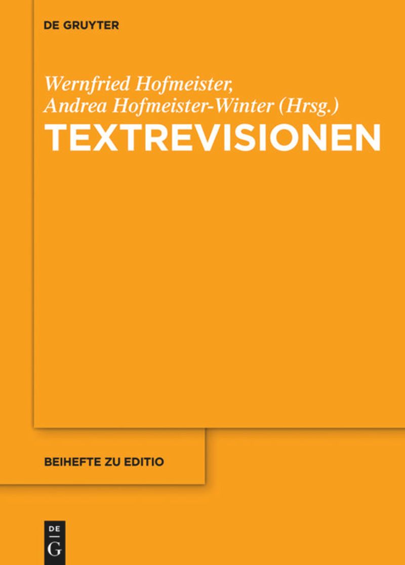 book: Textrevisionen