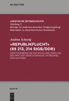 book: "Republikflucht" (§§ 213, 214 StGB/DDR)