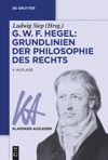 book: G. W. F. Hegel: Grundlinien der Philosophie des Rechts
