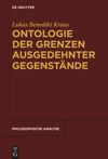 book: Ontologie der Grenzen ausgedehnter Gegenstände
