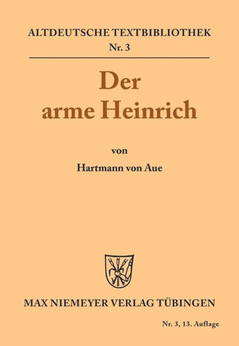 book: Der arme Heinrich