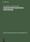 book: Agrarverfassungsverträge