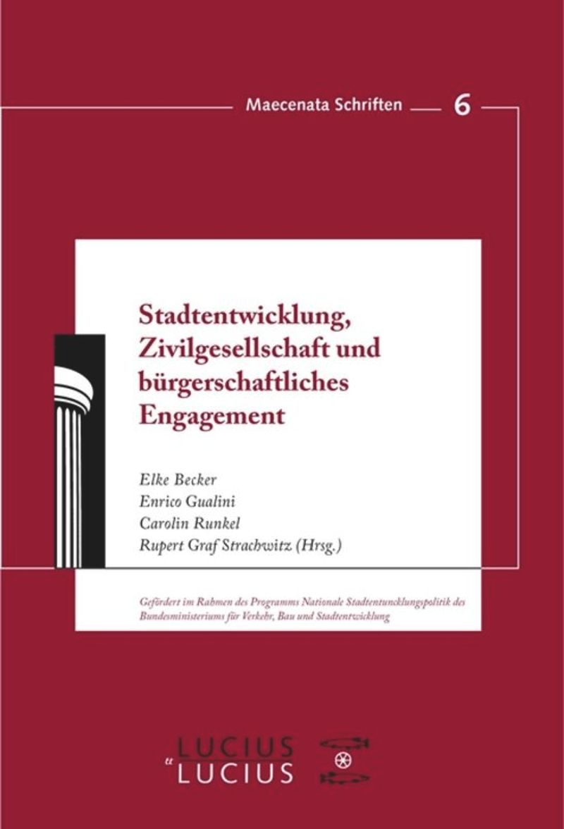 book: Stadtentwicklung, Zivilgesellschaft und bürgerschaftliches Engagement