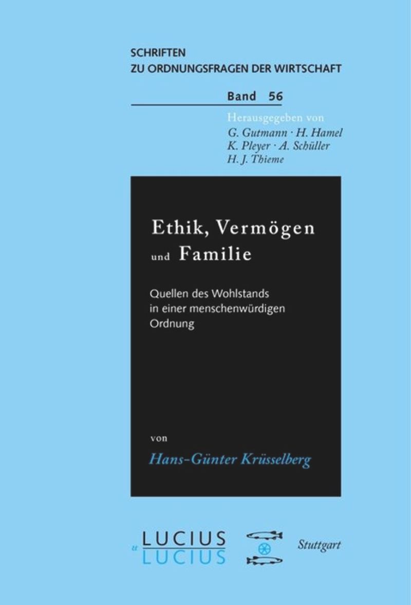 book: Ethik, Vermögen und Familie