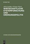 book: Wirtschaftliche Systemforschung und Ordnungspolitik