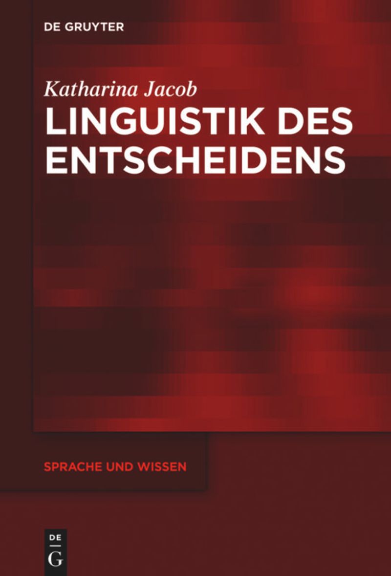 book: Linguistik des Entscheidens