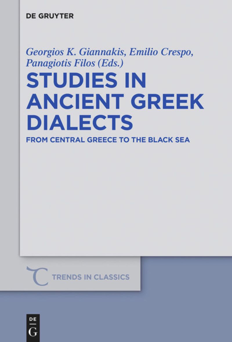 book: Studies in Ancient Greek Dialects