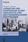 book: Judentum und Konfession in der Geschichte der deutschsprachigen Ägyptologie