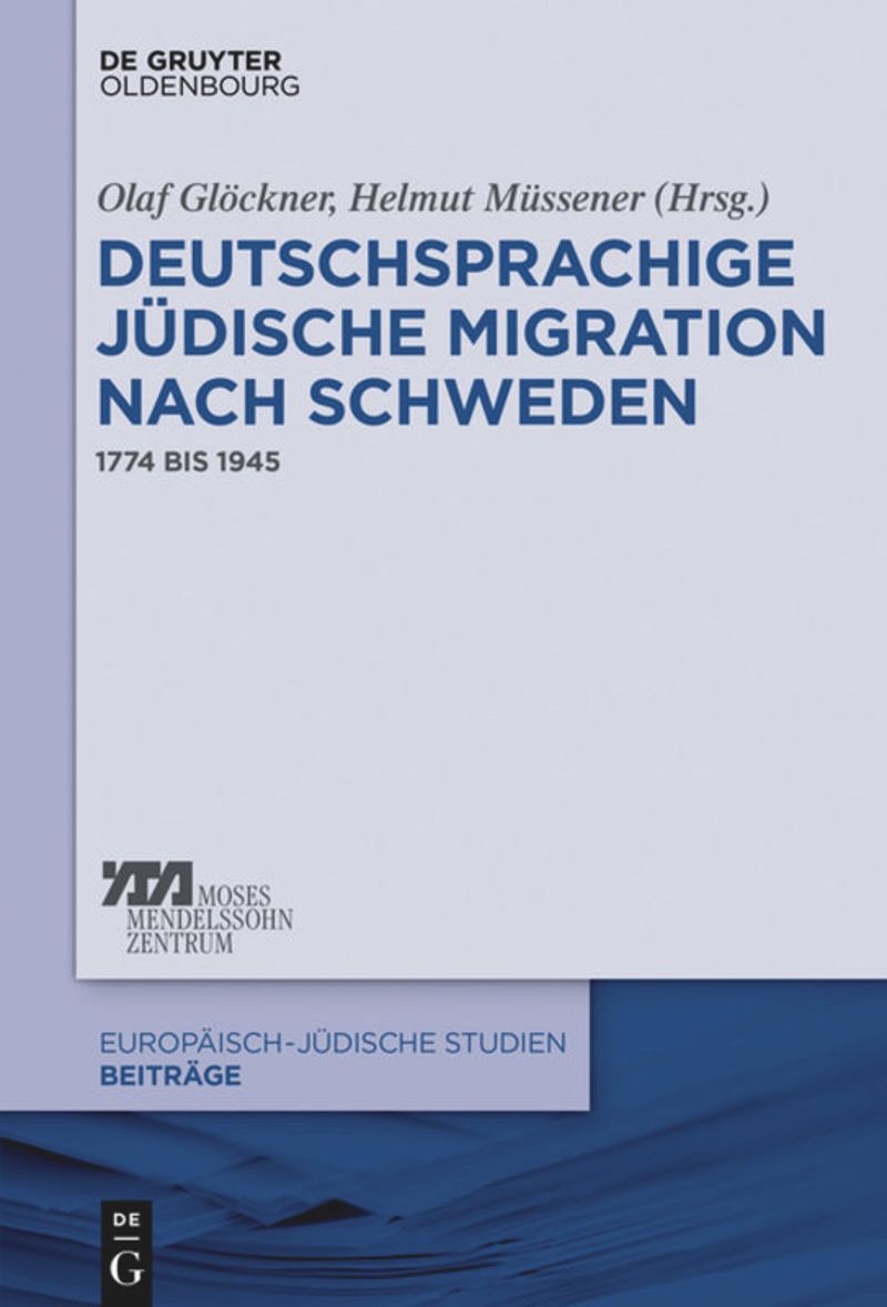 book: Deutschsprachige jüdische Migration nach Schweden