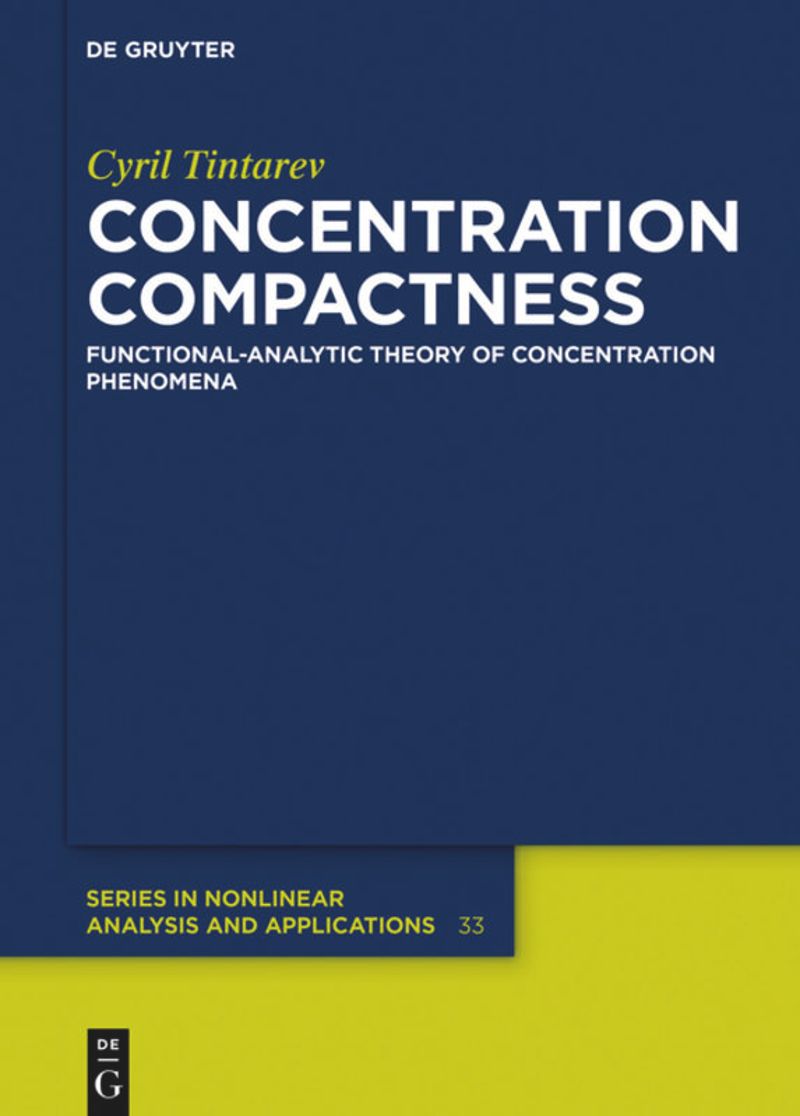 book: Concentration Compactness