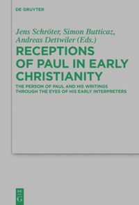 book: Receptions of Paul in Early Christianity