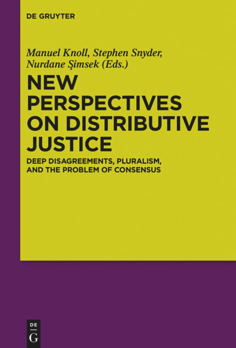 book: New Perspectives on Distributive Justice
