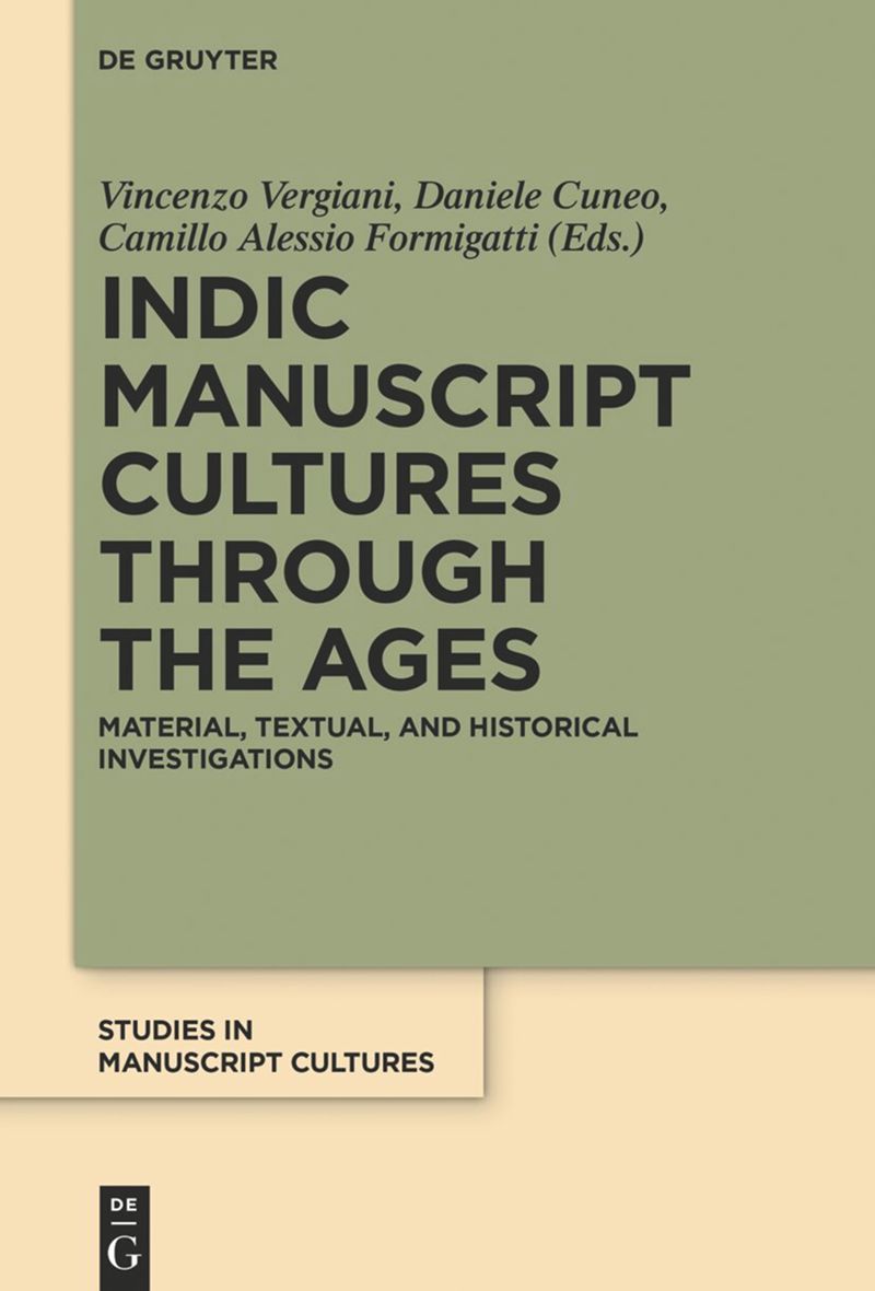 book: Indic Manuscript Cultures through the Ages