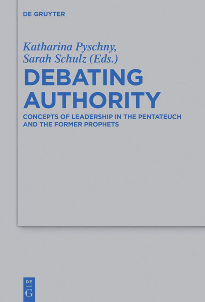 book: Debating Authority