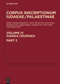 book: Volume 4/Part 2 Iudaea / Idumaea: 3325-3978