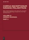 Volume 4/Part 2 Iudaea / Idumaea: 3325-3978