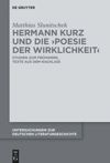 book: Hermann Kurz und die 'Poesie der Wirklichkeit'