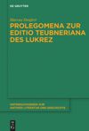 book: Prolegomena zur Editio Teubneriana des Lukrez