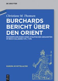 book: Burchards Bericht über den Orient