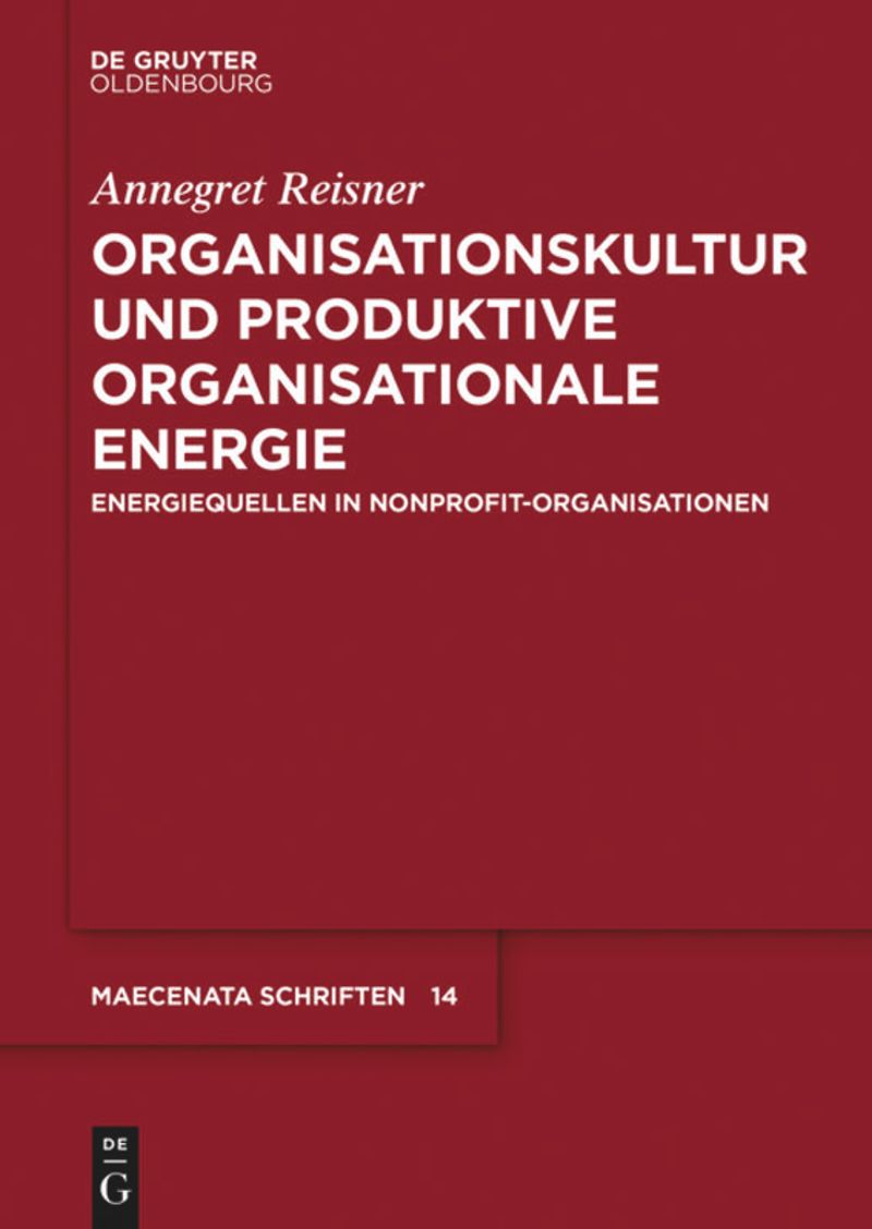 book: Organisationskultur und Produktive Organisationale Energie