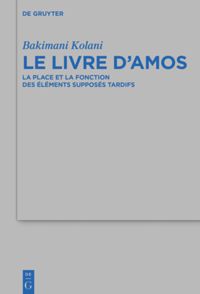 book: Le livre d’Amos