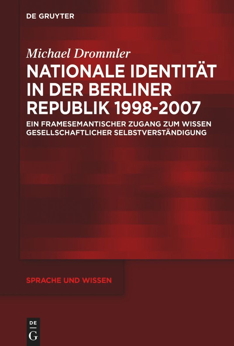 book: Nationale Identität in der Berliner Republik 1998–2007