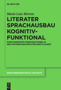 book: Literater Sprachausbau kognitiv-funktional