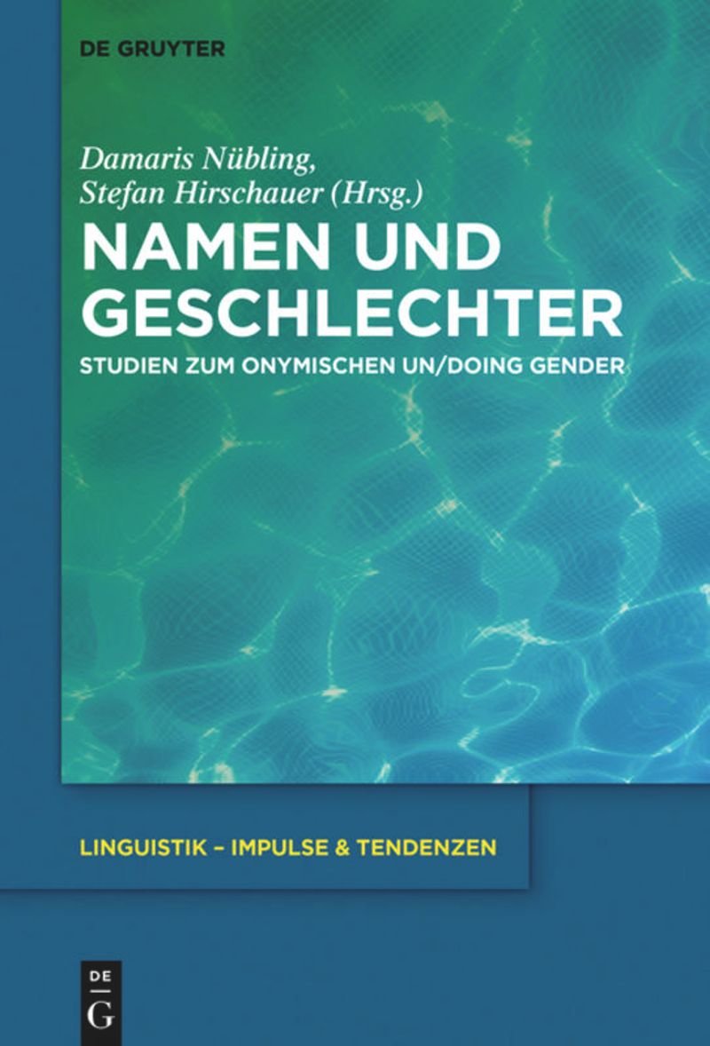 book: Namen und Geschlechter
