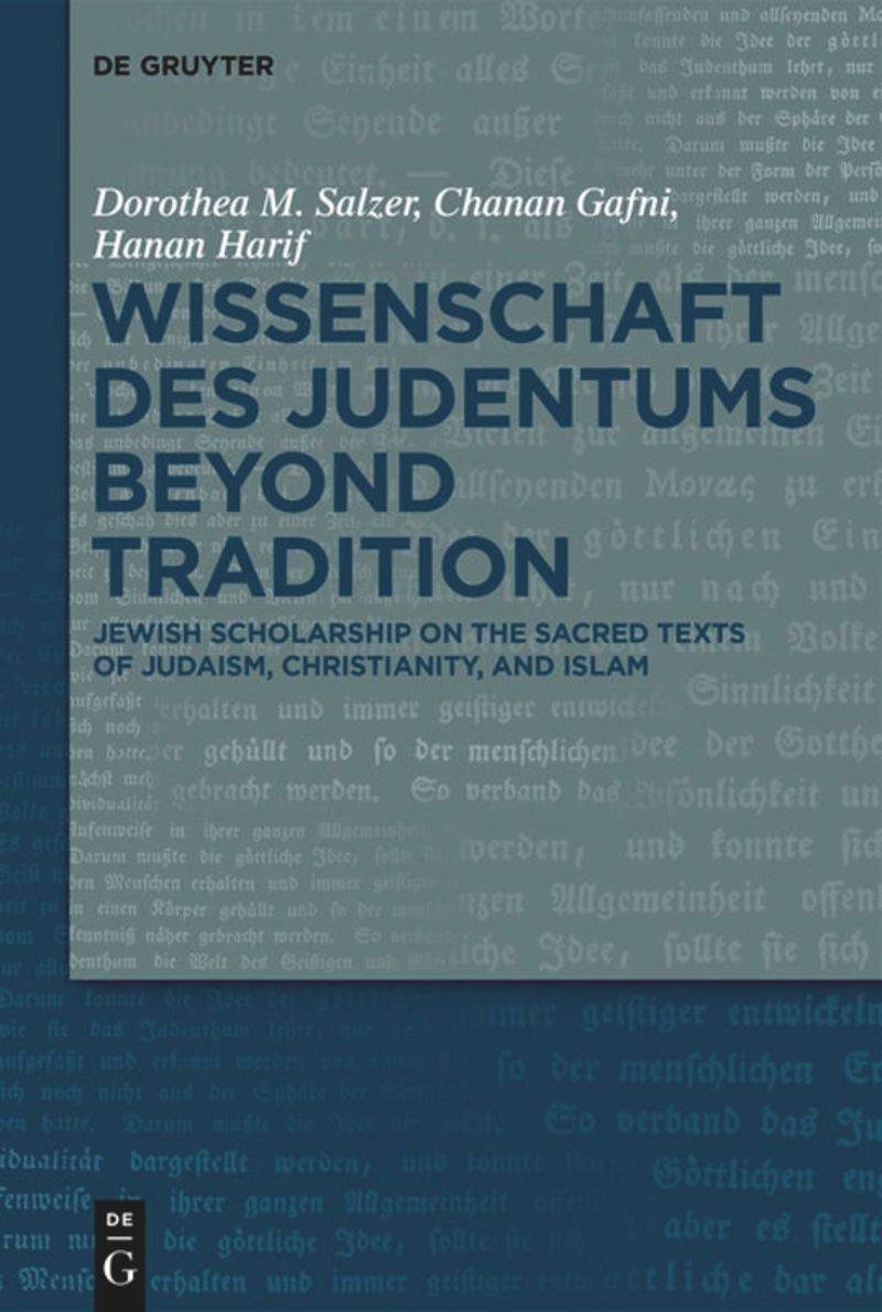 book: Wissenschaft des Judentums Beyond Tradition