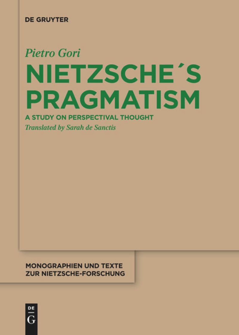 book: Nietzsche´s Pragmatism