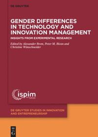 book: Gender Differences in Technology and Innovation Management