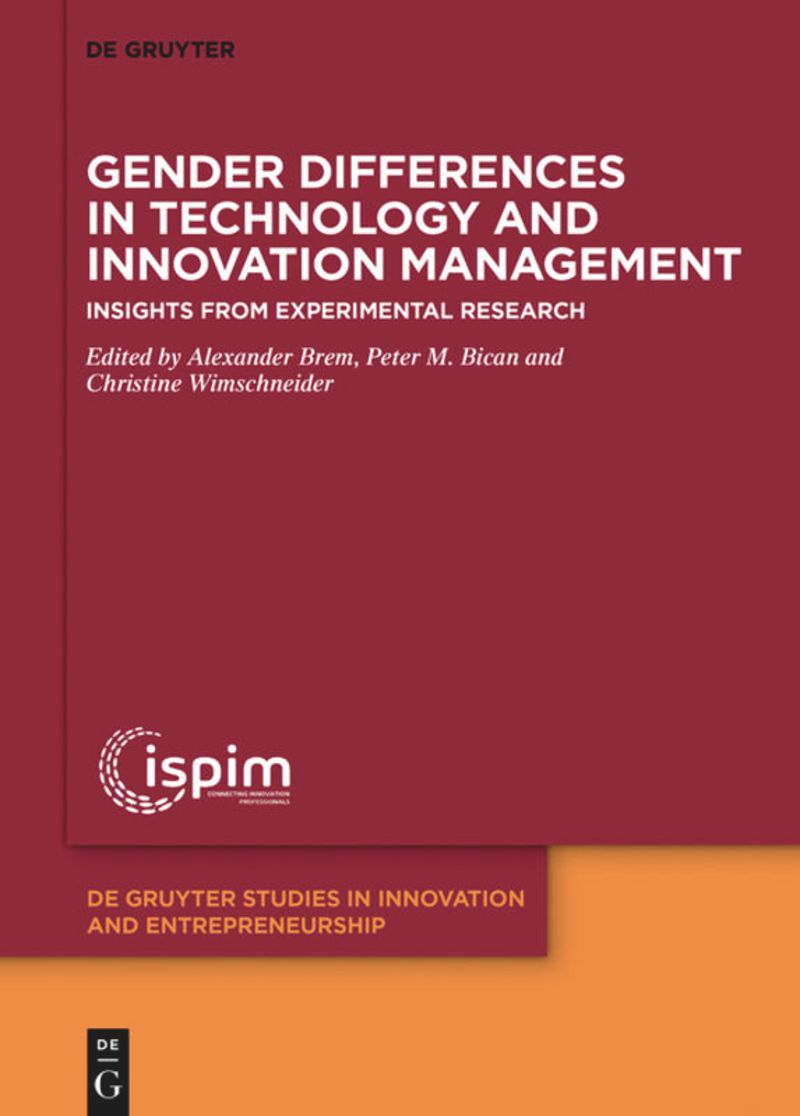 book: Gender Differences in Technology and Innovation Management