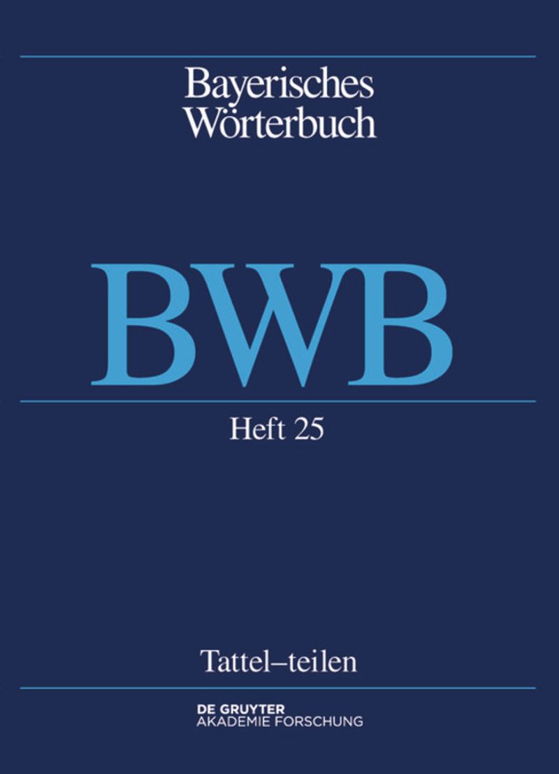 book: Band 3/Heft 25 Tattel – [aus]teilen