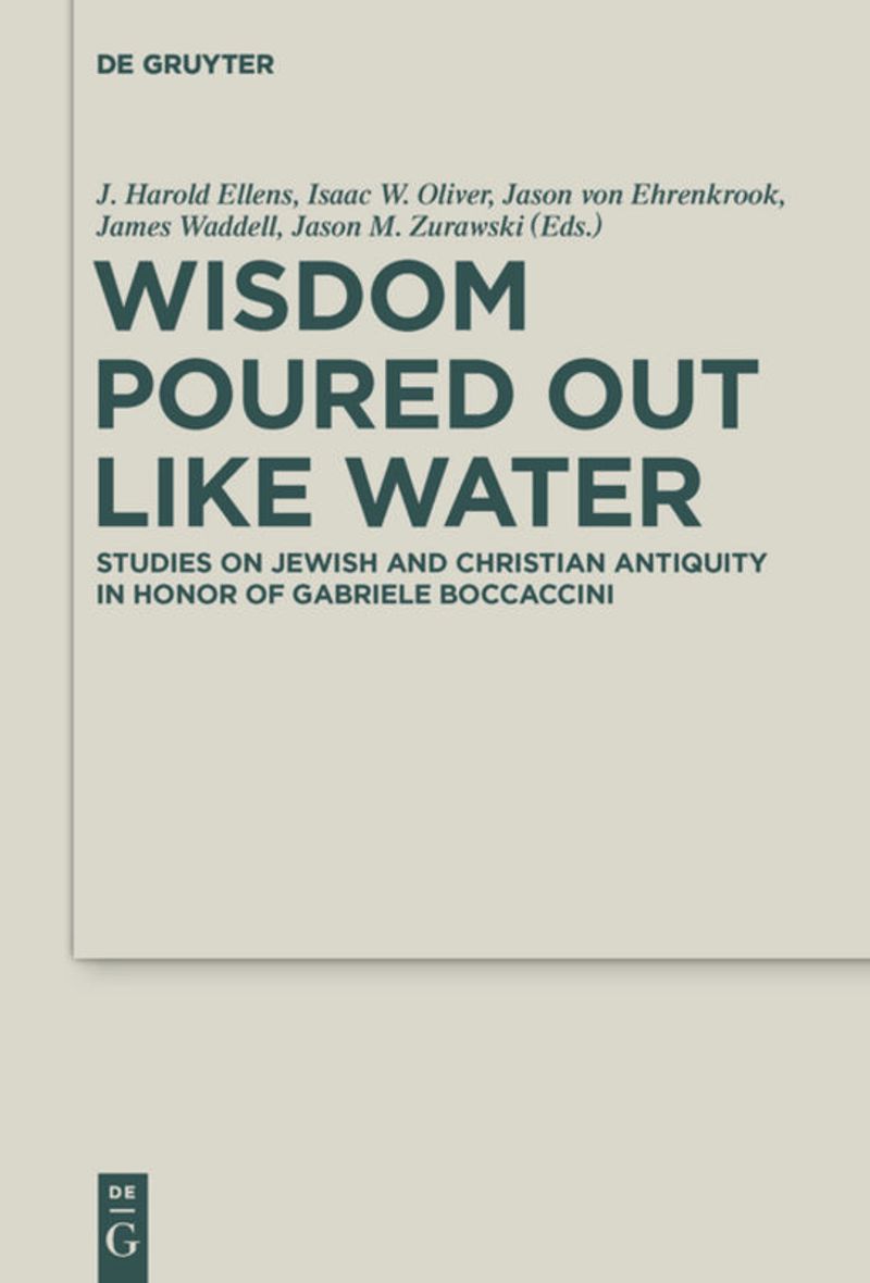 book: Wisdom Poured Out Like Water