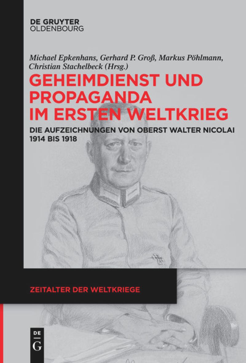book: Geheimdienst und Propaganda im Ersten Weltkrieg