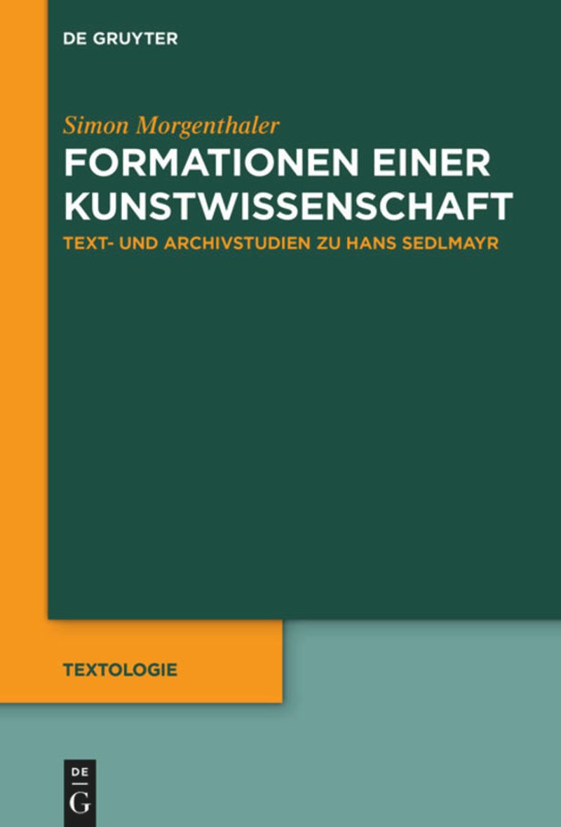 book: Formationen einer Kunstwissenschaft