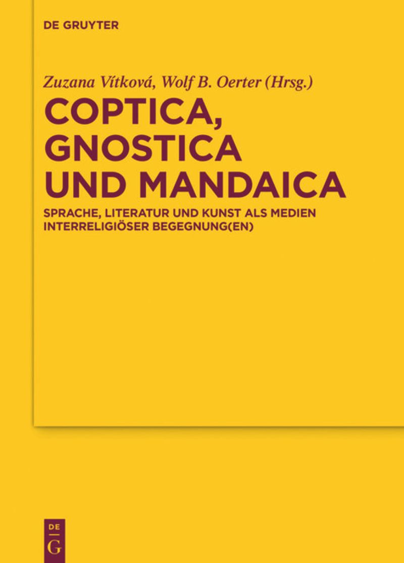 book: Coptica, Gnostica und Mandaica