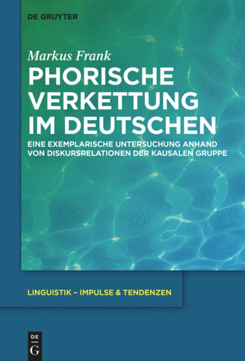book: Phorische Verkettung im Deutschen