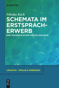 book: Schemata im Erstspracherwerb
