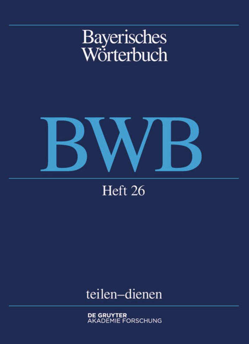 book: Band 3/Heft 26 teilen – dienen
