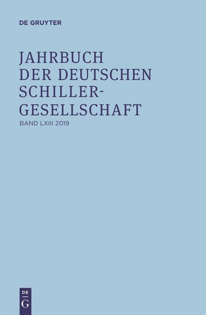 book: Band 63 2019