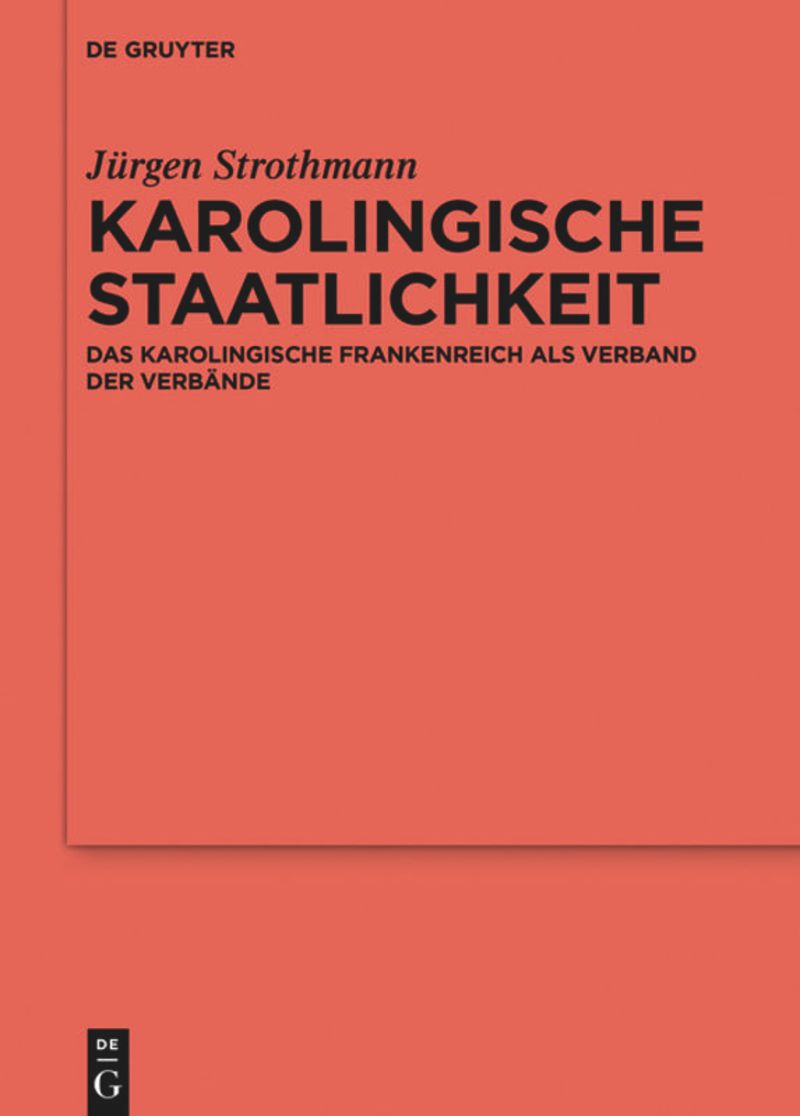book: Karolingische Staatlichkeit