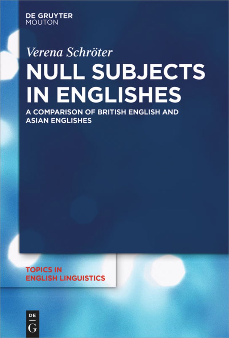 book: Null Subjects in Englishes