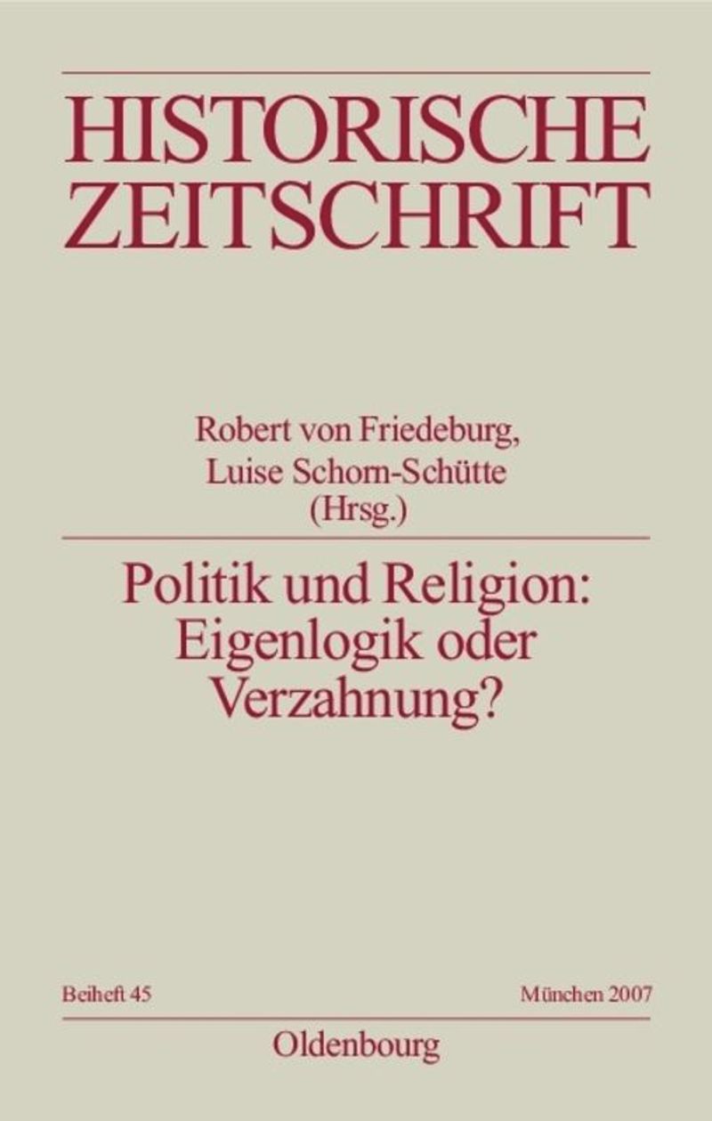 book: Politik und Religion: Eigenlogik oder Verzahnung?