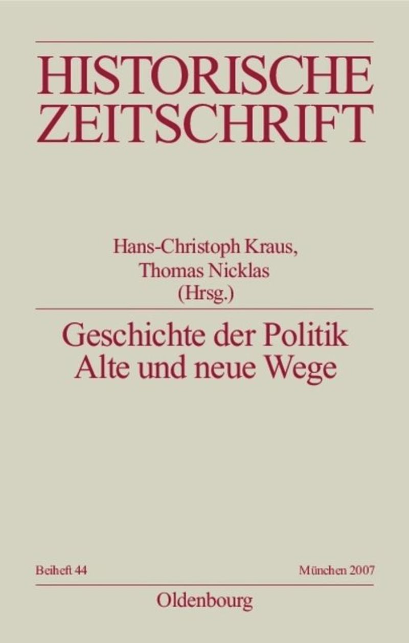 book: Geschichte der Politik