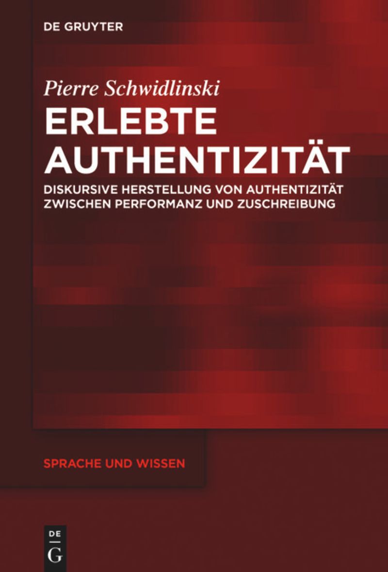 book: Erlebte Authentizität