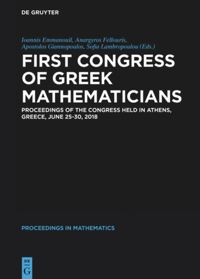 book: First Congress of Greek Mathematicians