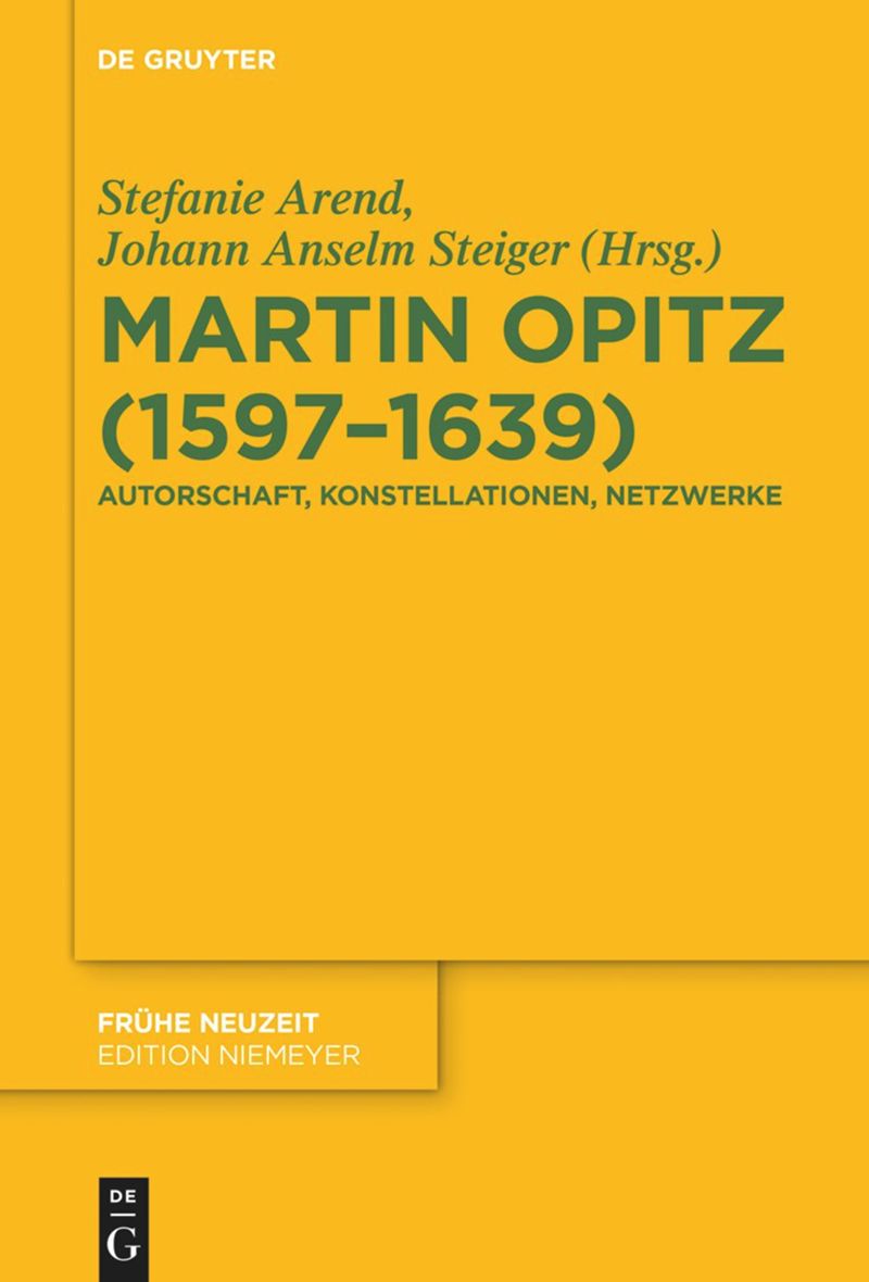 book: Martin Opitz (1597–1639)