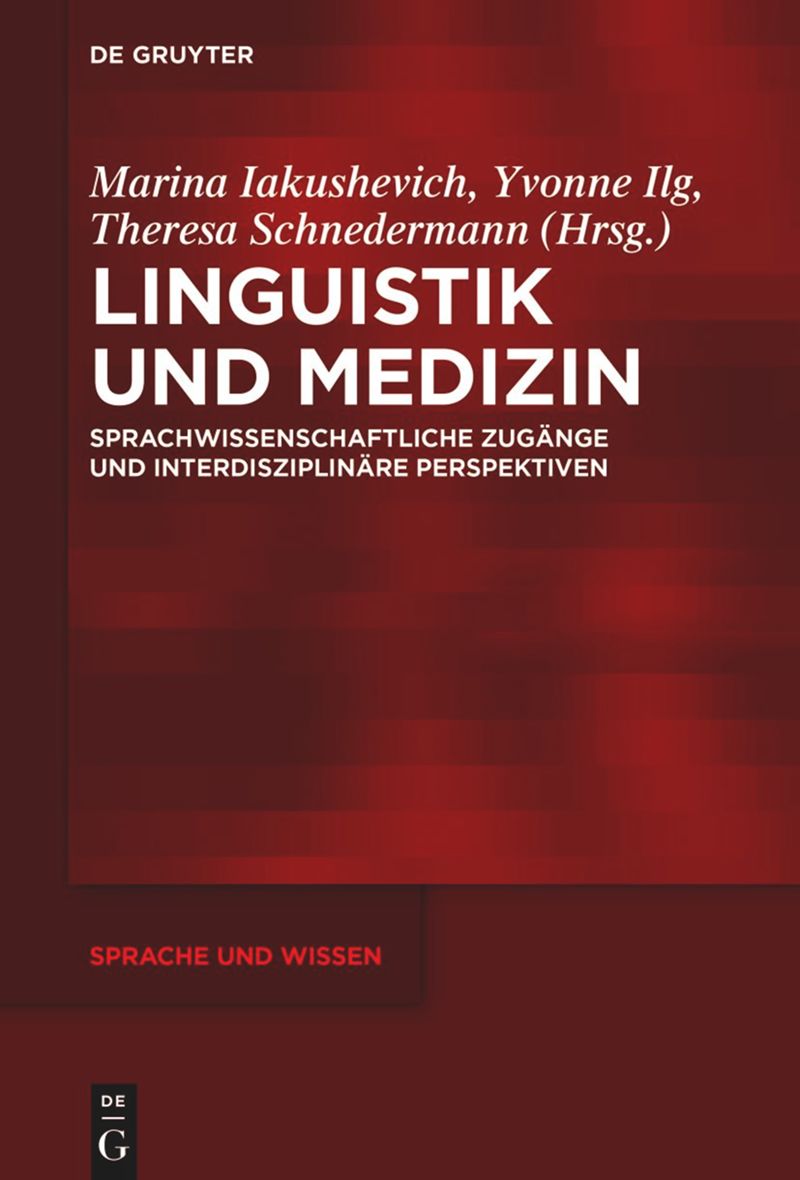 book: Linguistik und Medizin