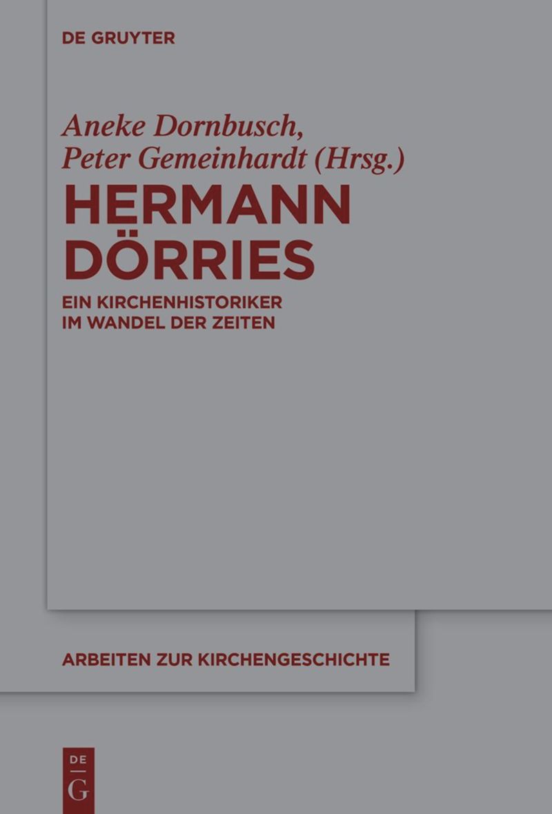 book: Hermann Dörries
